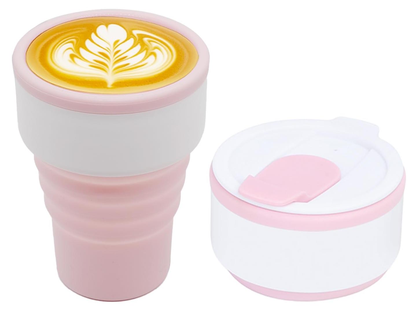 Merkloos Solidchoice – Faltbarer Kaffeebecher aus Silikon, 375 ml