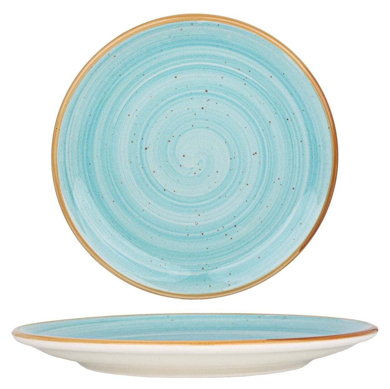 Assiette à dessert Bonna - Aura Passion - Porcelaine - 19 cm - Lot de 6