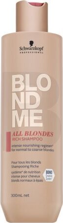 Schwarzkopf Professional BlondMe All Blondes Rich Shampoo vyživujúci šampón pre blond vlasy 300 ml