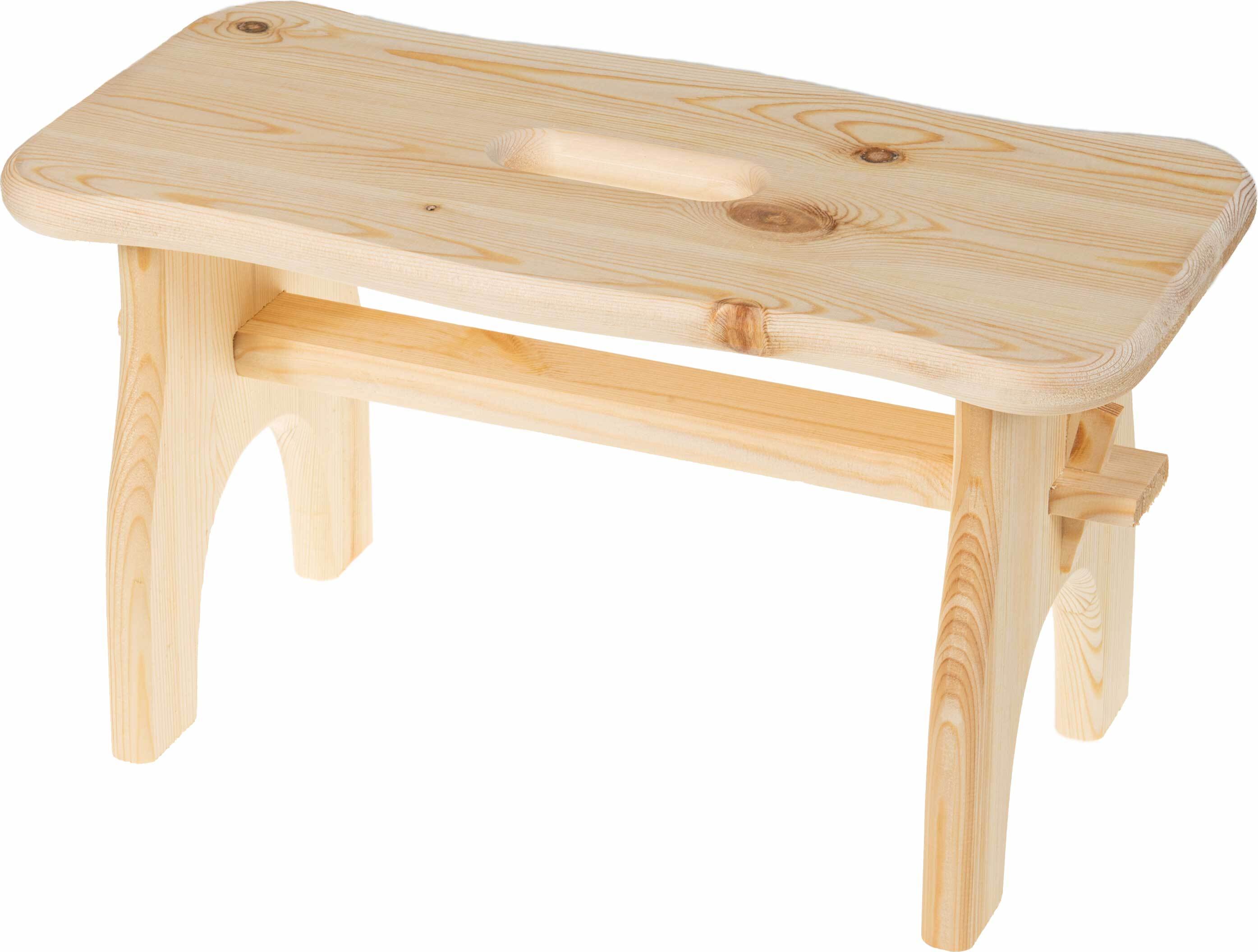 Healvian Fußbank Aus Massivholz - Duschhocker & Sauna Fußhocker 22x13cm