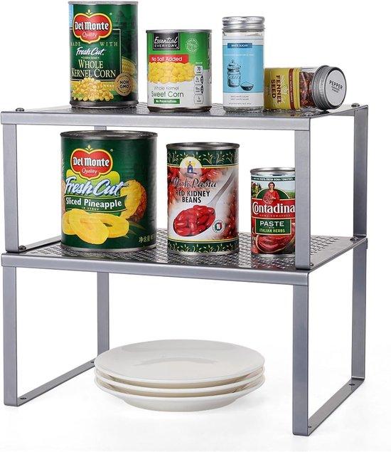 OEM Silberne Ausbaureihe für Küchen - ausbaubare Organizer-Set - 2-teilig - silber 2026