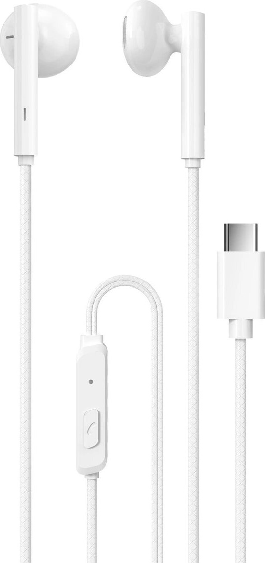 Dudao káblové slúchadlá USB Type-C - 1,2m - Biela KP32942