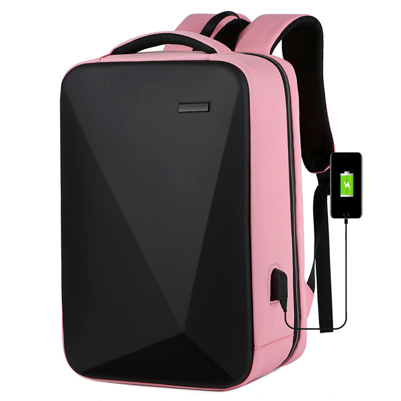 Permani Business Rucksack Laptop Anti-Diebstahl Backpack Wasserdicht Laconi Rosa