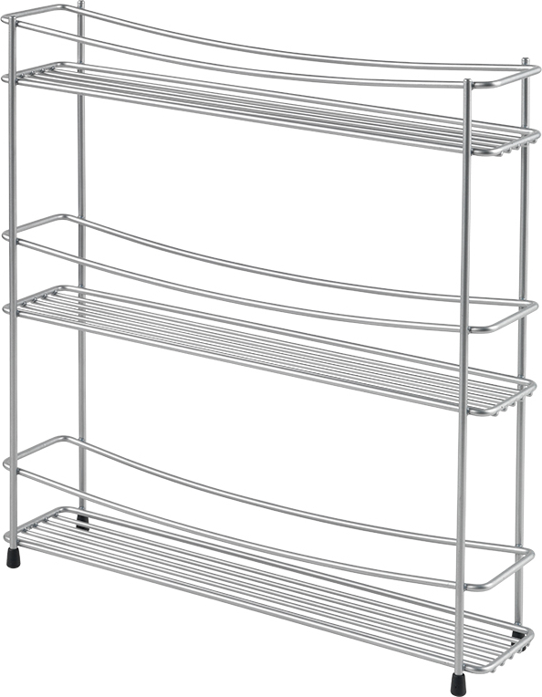 METALTEX 364653000 Kumino Gewürzregal 3-Etg. 35 x 8 x 37 cm Polytherm / Raumsparer