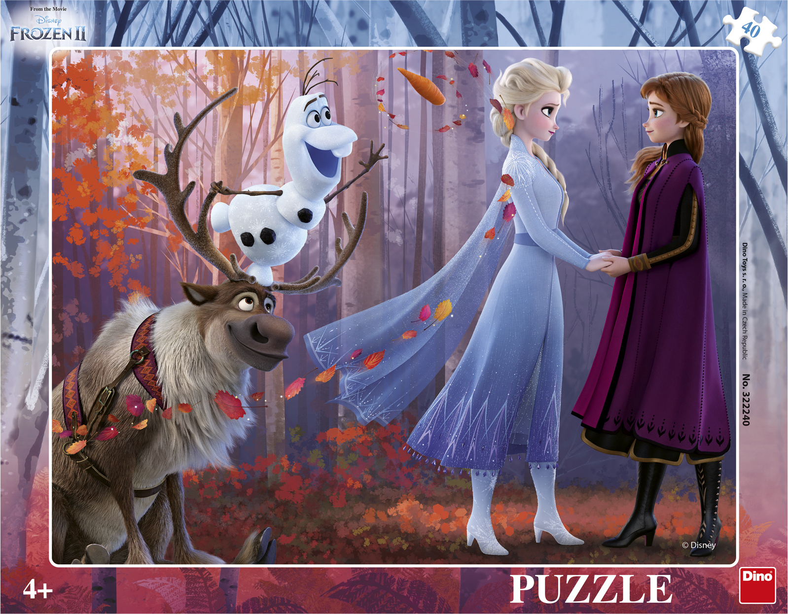 FROZEN II 40 doskových puzzle