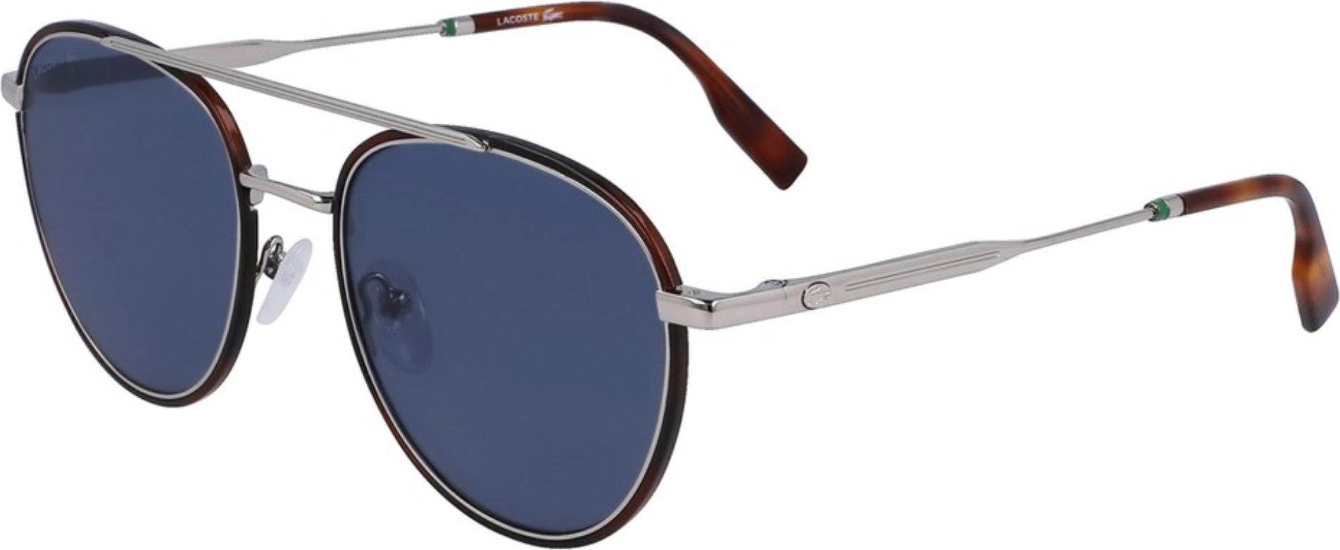 Lacoste Runde Herren-Sonnenbrille mit Doppelsteg L258S l258s045