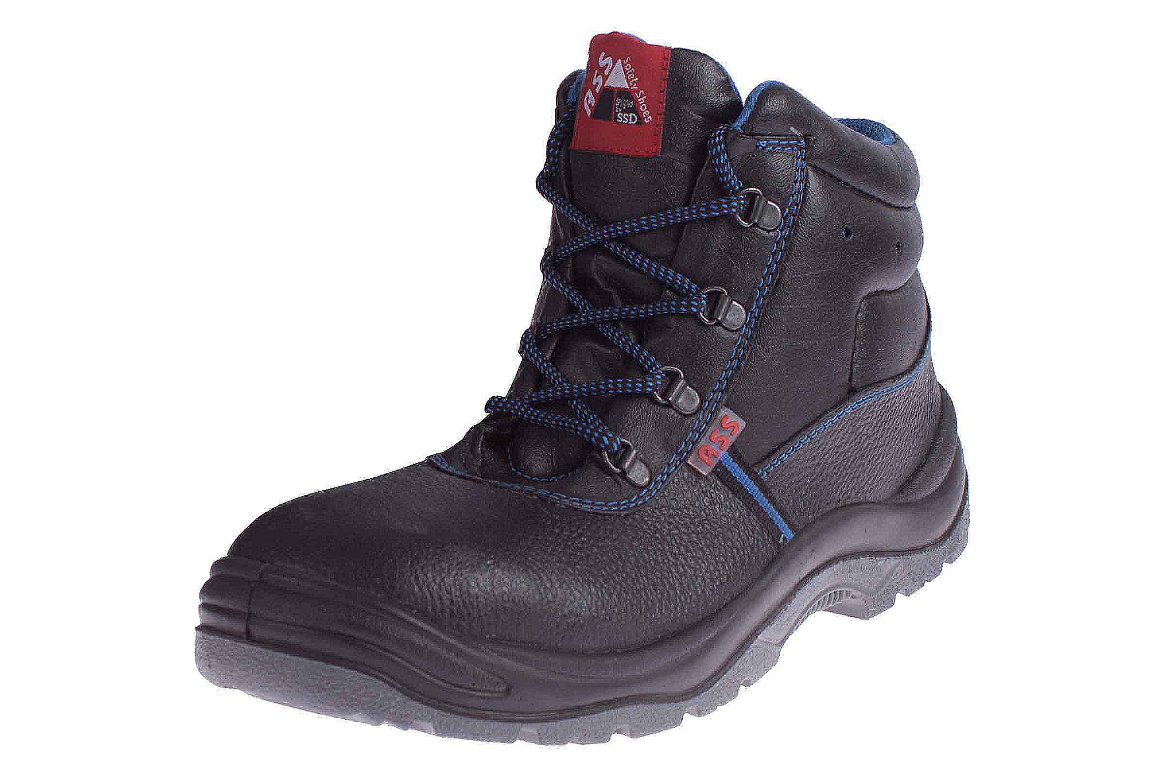 SSD Sicherheitsschuhe ASS Sicherheitsschuh 6140 Schwarz/Blau Gr. 47 6140-0