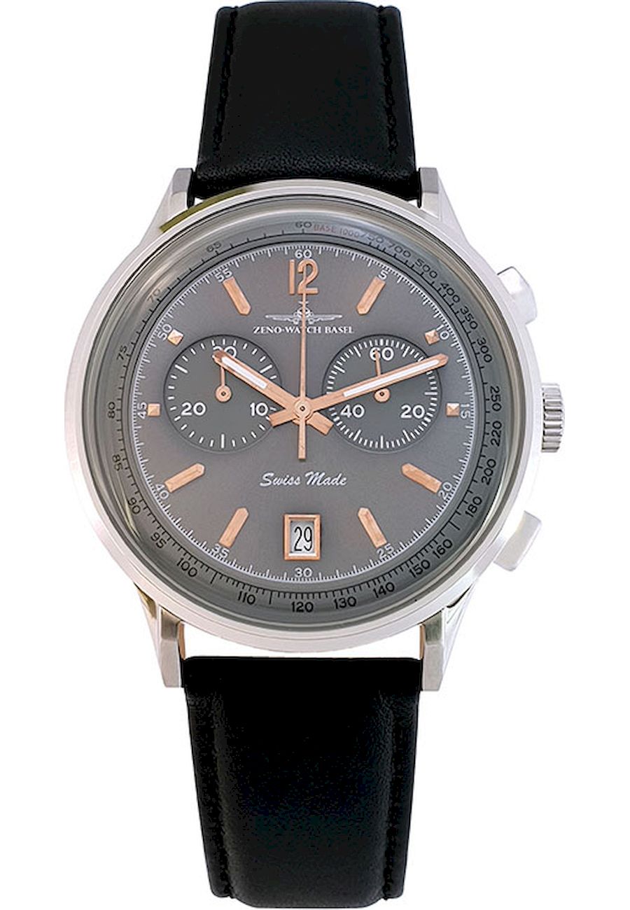 Zeno-Watch - Náramkové hodinky - Pánske - Chronograf - Luc Tachymeter - 5181-5021Q-f3