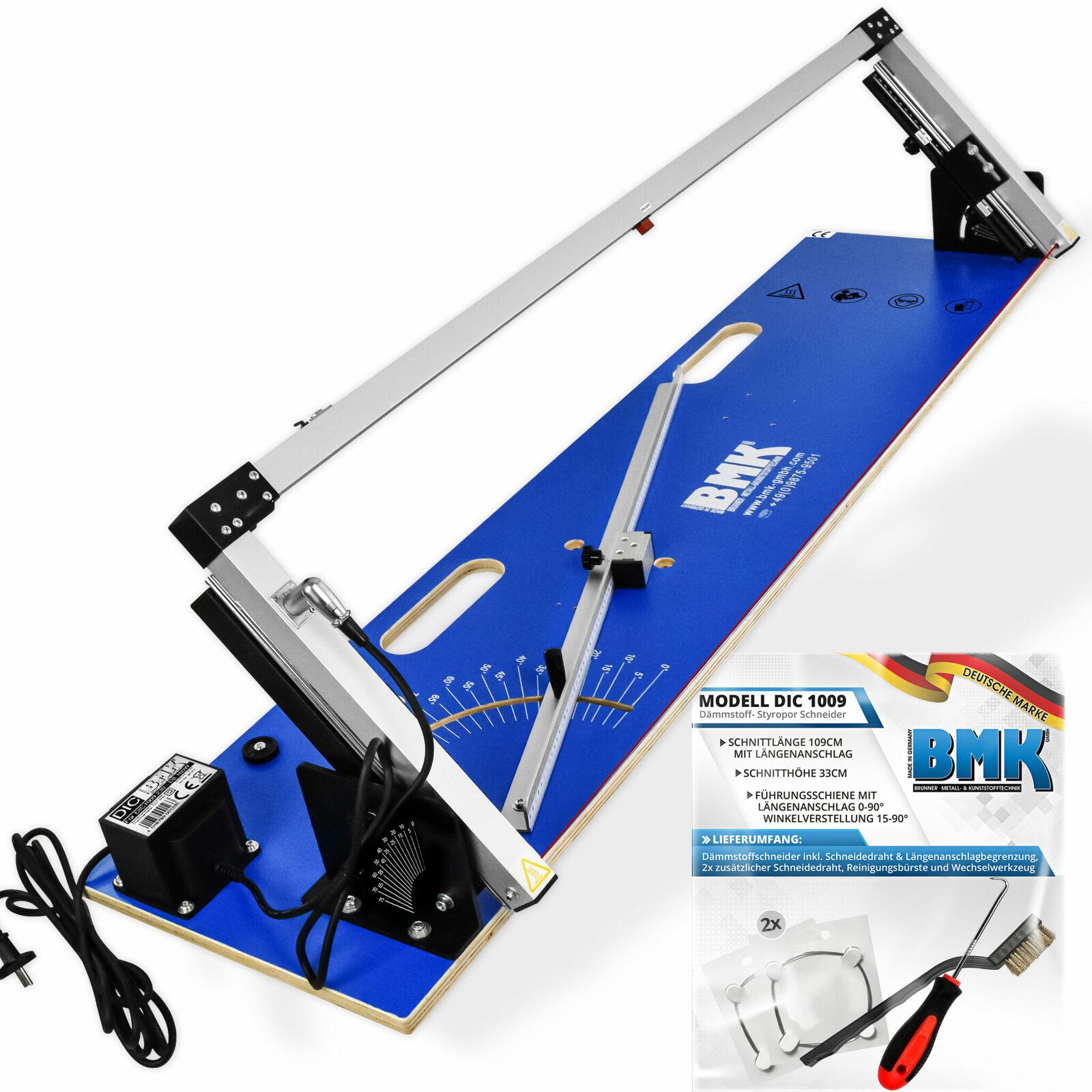 BMK Dämmstoffschneider Styroporschneider | Schnittlänge 109cm, Schnitthöhe 33cm 1009