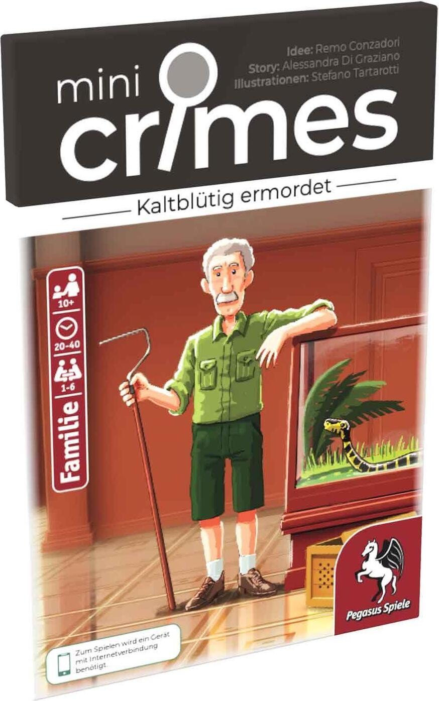 Pegasus Spiele MiniCrimes - Kaltblütig ermordet 19155G