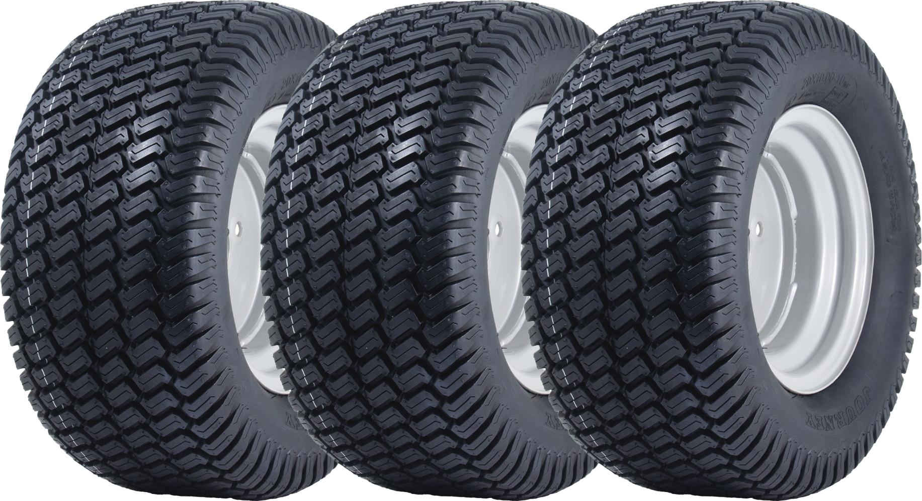 20x10.00-10 disky pre kosačky na trávu 4vrstvové P332 Road Legal 100mm PCD Rim (sada 3)