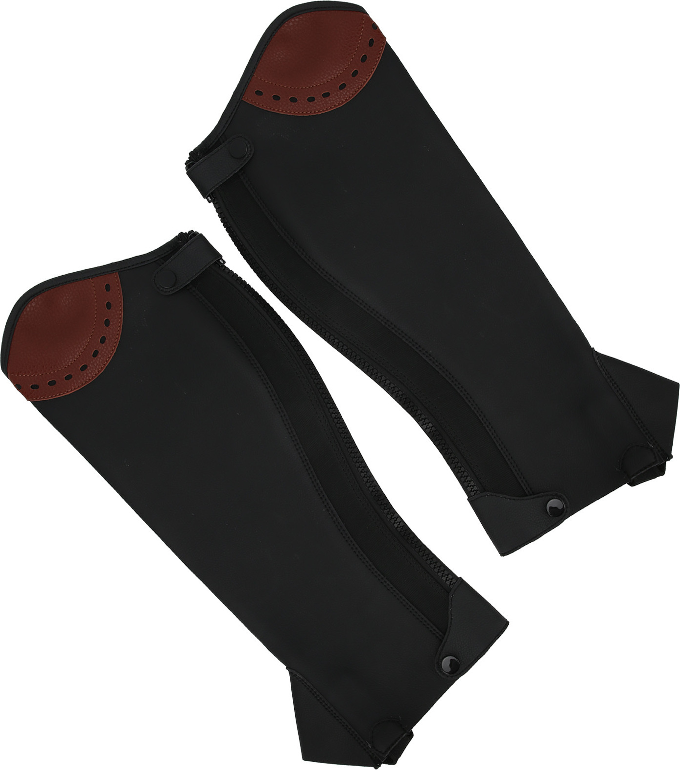 Cocosity Halbe Chaps,Halbe Lederchaps,Reitsportleggings,Reitsportbeinschützer für Erwachsene,Reiten halbe Chaps,Reitsport halbe Chaps für Erwachsene