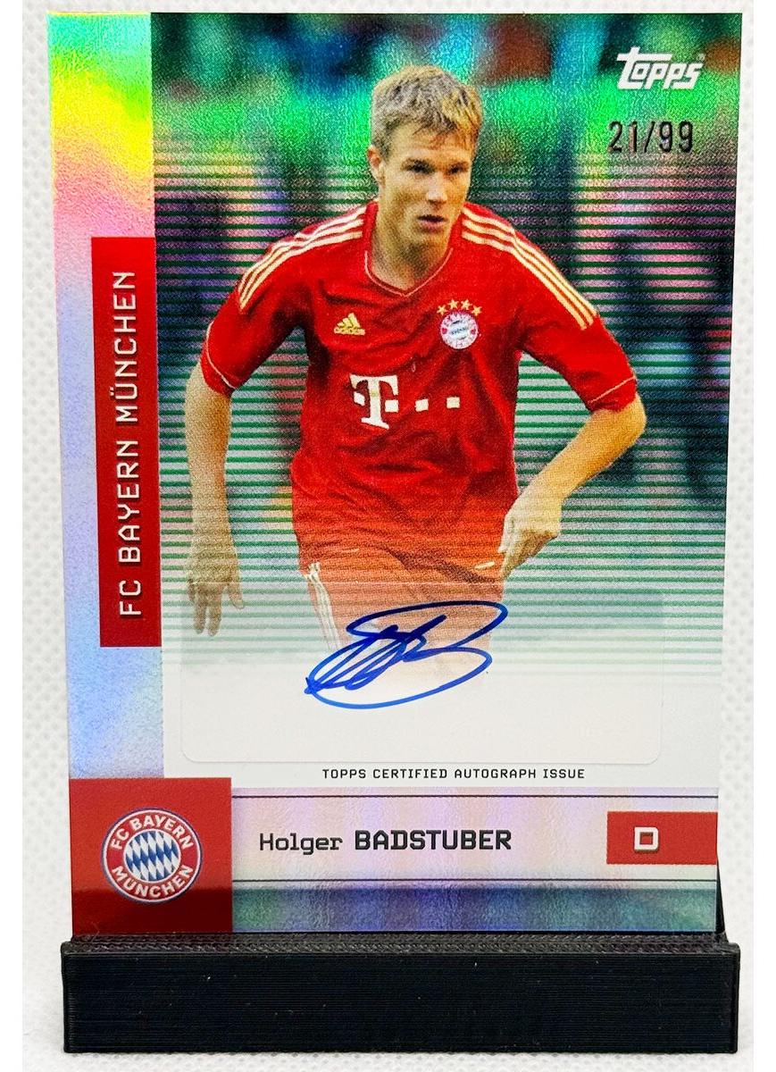 Holger Badstuber Autograph 21/99 - Topps Team Set FC Bayern München 2025/26