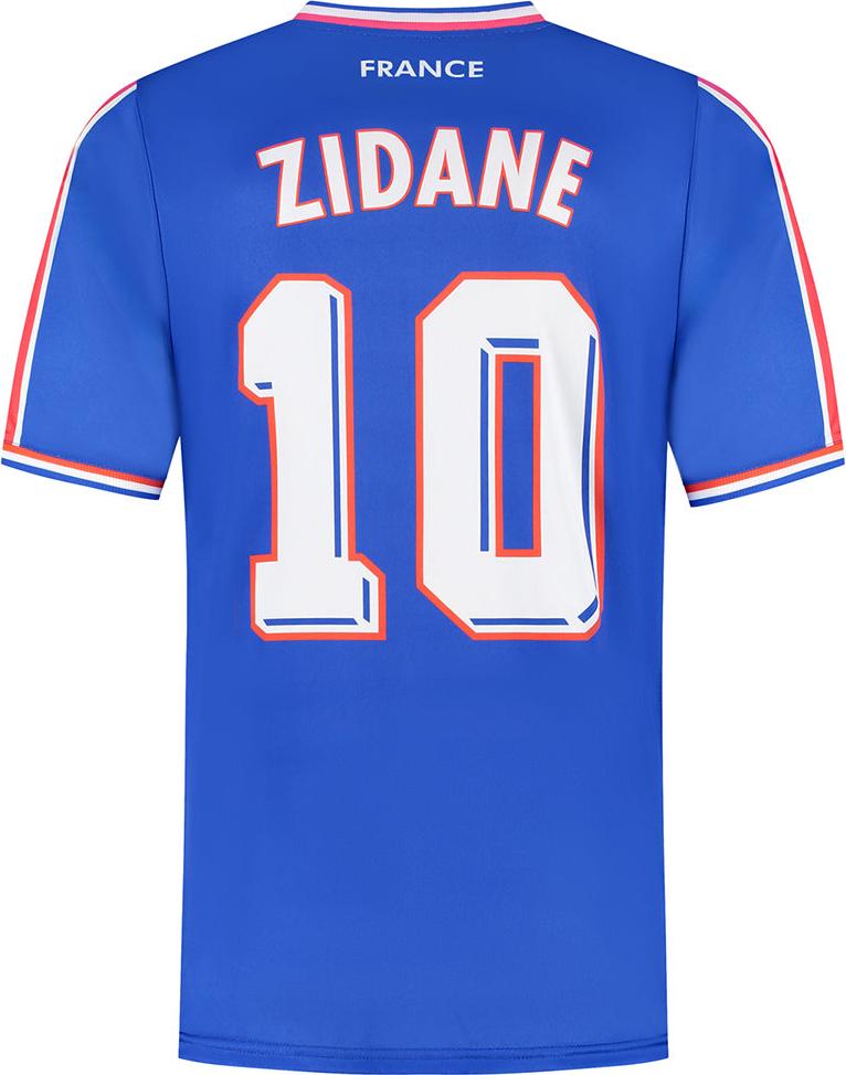 Kingdo Frankreich Fußballtrikot Zidane - WM 1998 - Kinder und Erwachsene - 152 france-zida-1998-sh-152