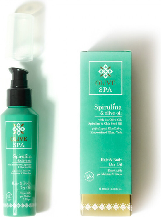 Olive Spa OS SPIRULINA HYDRATOREN TROCKENÖL FÜR HAAR UND KÖRPER 100 ml