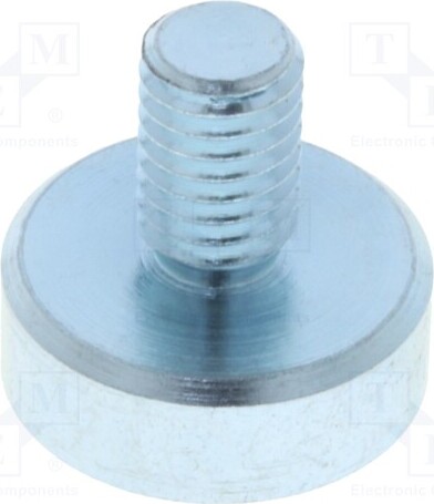 TNE 1x Magnet: beständig H: 4,5mm Ø: 13mm Neodym 60N Mat.Geh: GN 50.3-ND-13-M5 Magne _1GH_GN50.3-ND-13-M5