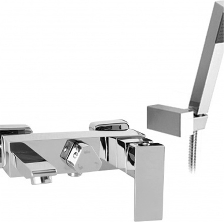 HAK KUOVADIS Wannenarmatur mit Handbrause , Abstand 150mm, Chrom 9500