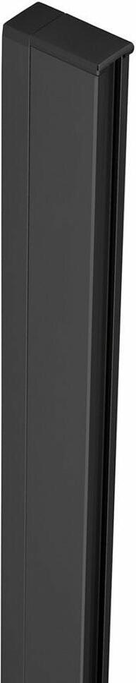 Polysan ZOOM BLACK Unterscheidendeprofil für Wandfestprofil, 15mm ZL915B
