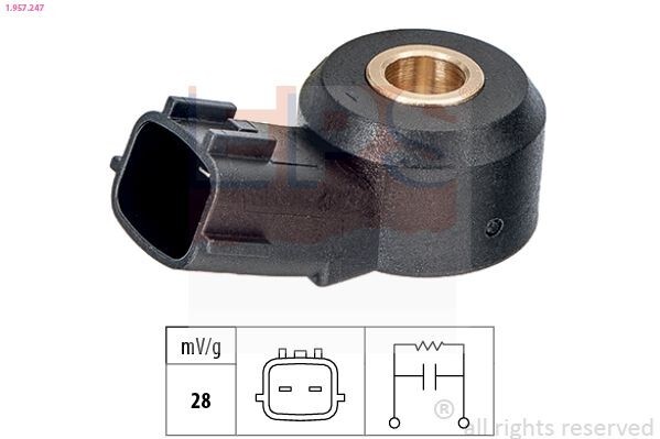 EPS Klopfsensor 1.957.247 für FIAT 500 (312)