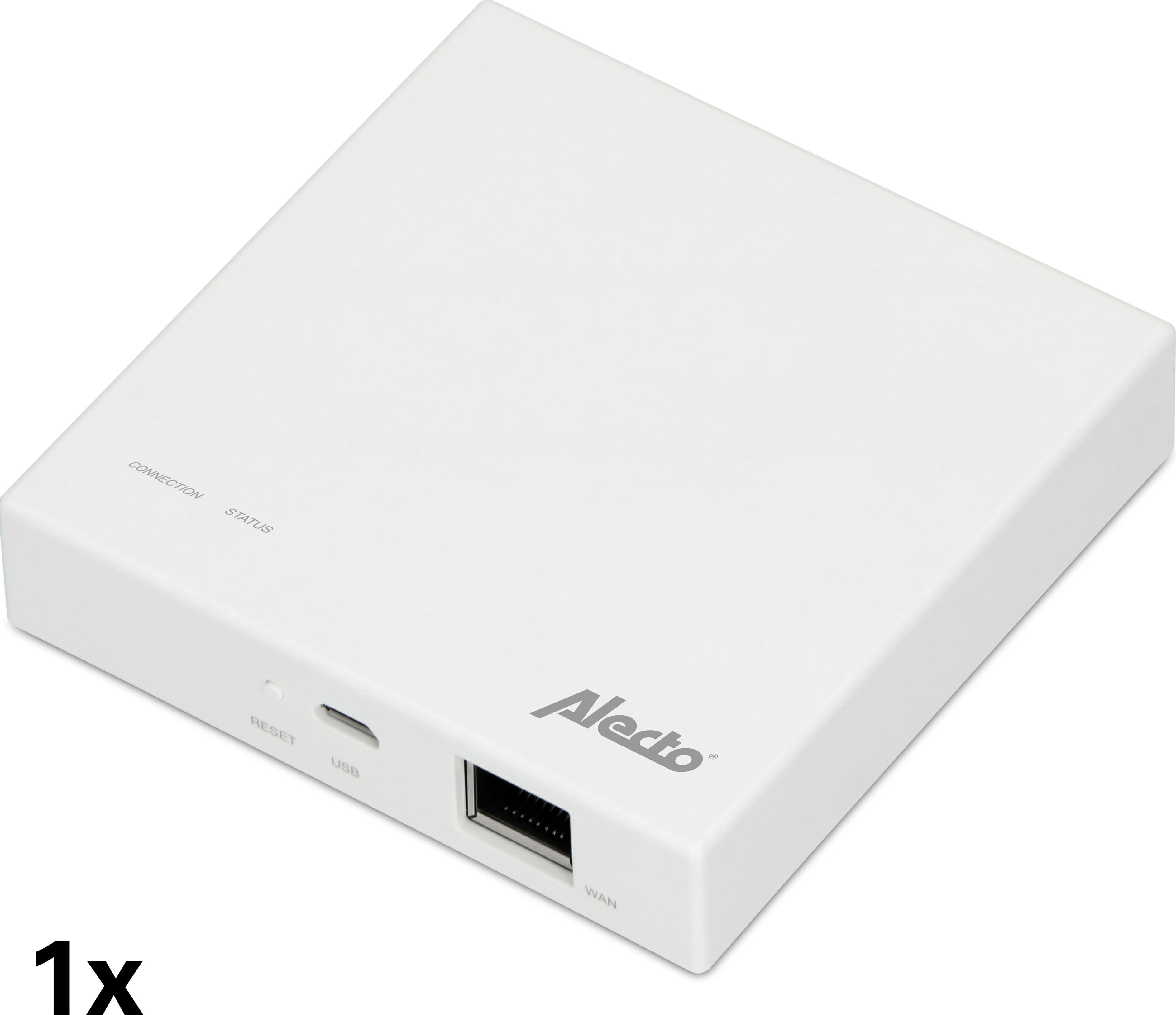 Alecto SMART-SMOKE103 - Zigbee Smart Starter-Set - Smart Bridge mit 3 Rauchmeldern - Weiß A004368