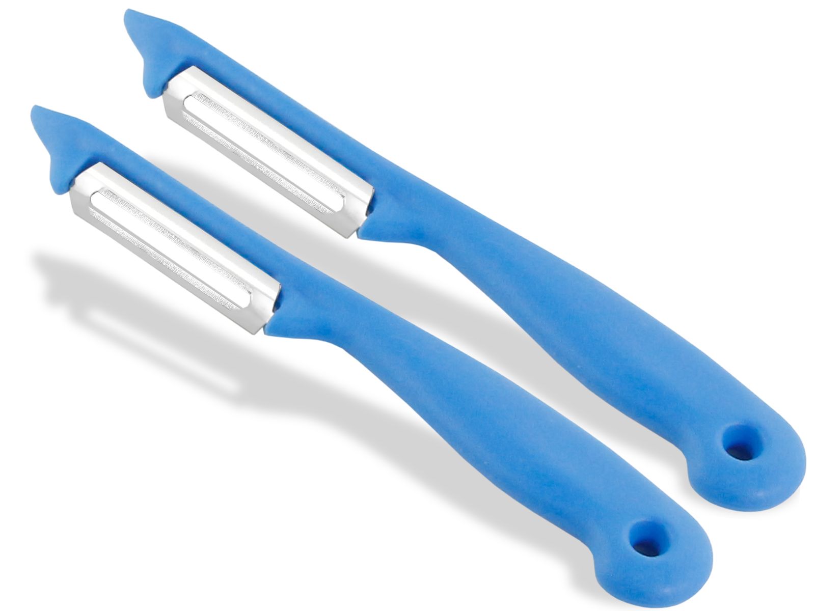 2 Stück Gemüsefriseur Set - Multifunktionaler Sparschäler & Streifenschneider Für Küche