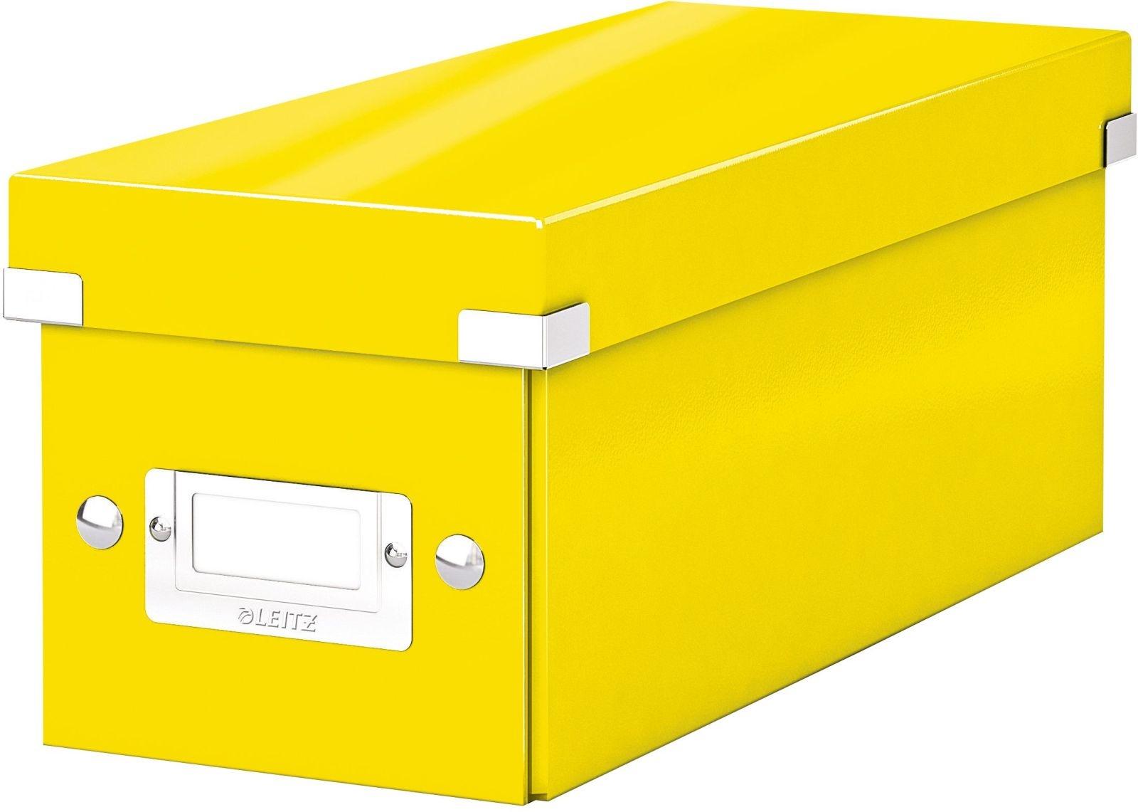 Leitz - CD -Box Leitz Wow klicken Sie klicken Sie Geel | 1 Stück | 6 Stück 60410016