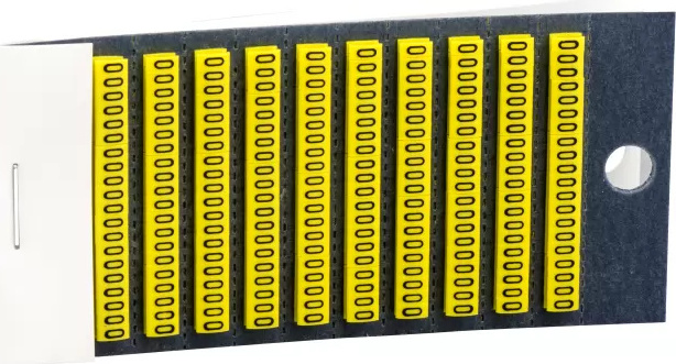 Schneider Electric Bez.-Schild AR1-M, Zeichen undquot;9undquot;, weiß, 200 Stück AR1MC019