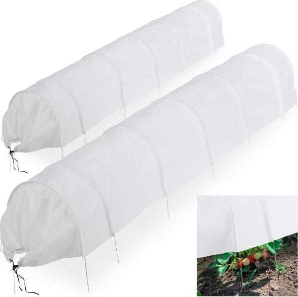 Northix 2er-Set PVC-Zuchttunnel 3,4 m