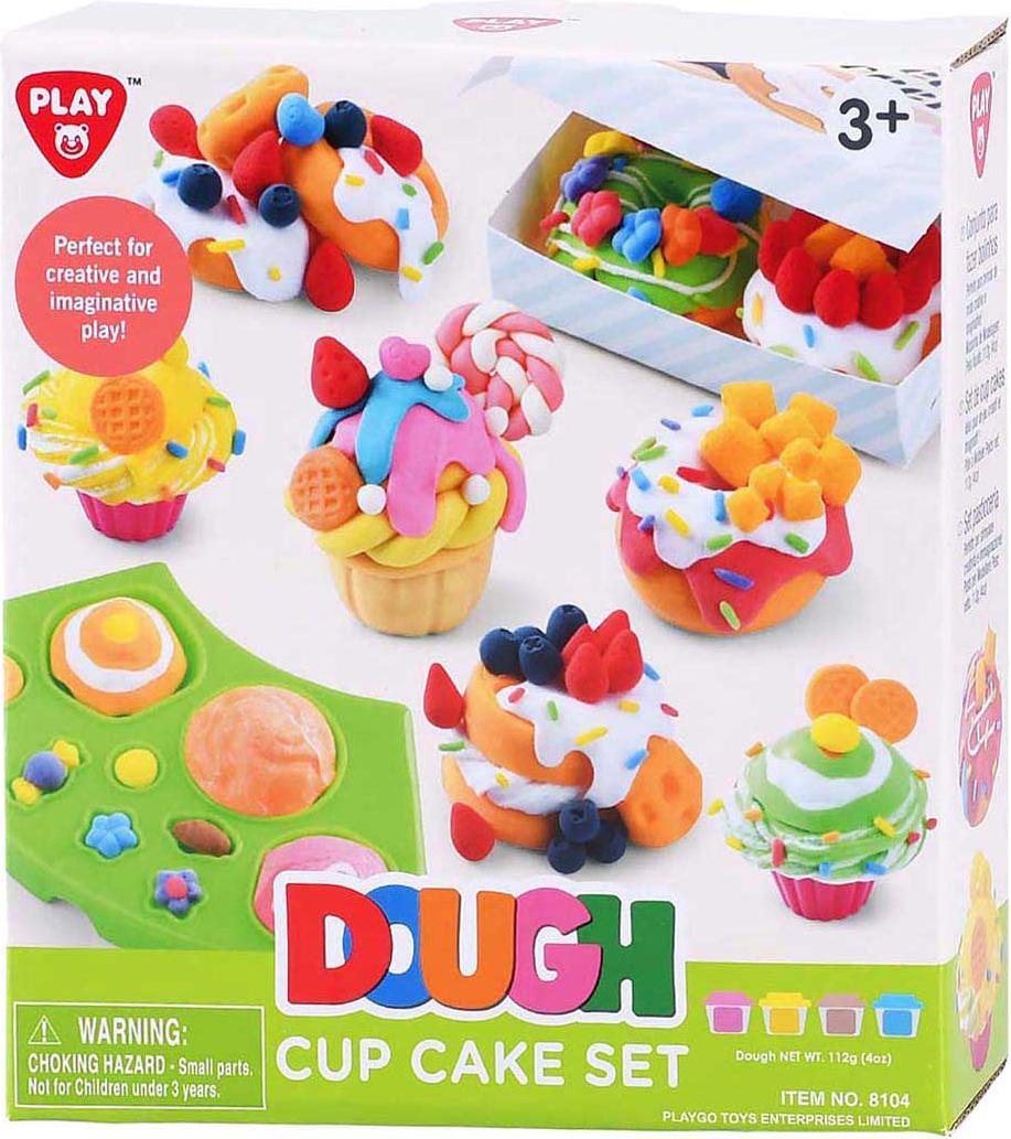 Playgo Cupcake-Ton-Set – 4 Tontöpfe 8104