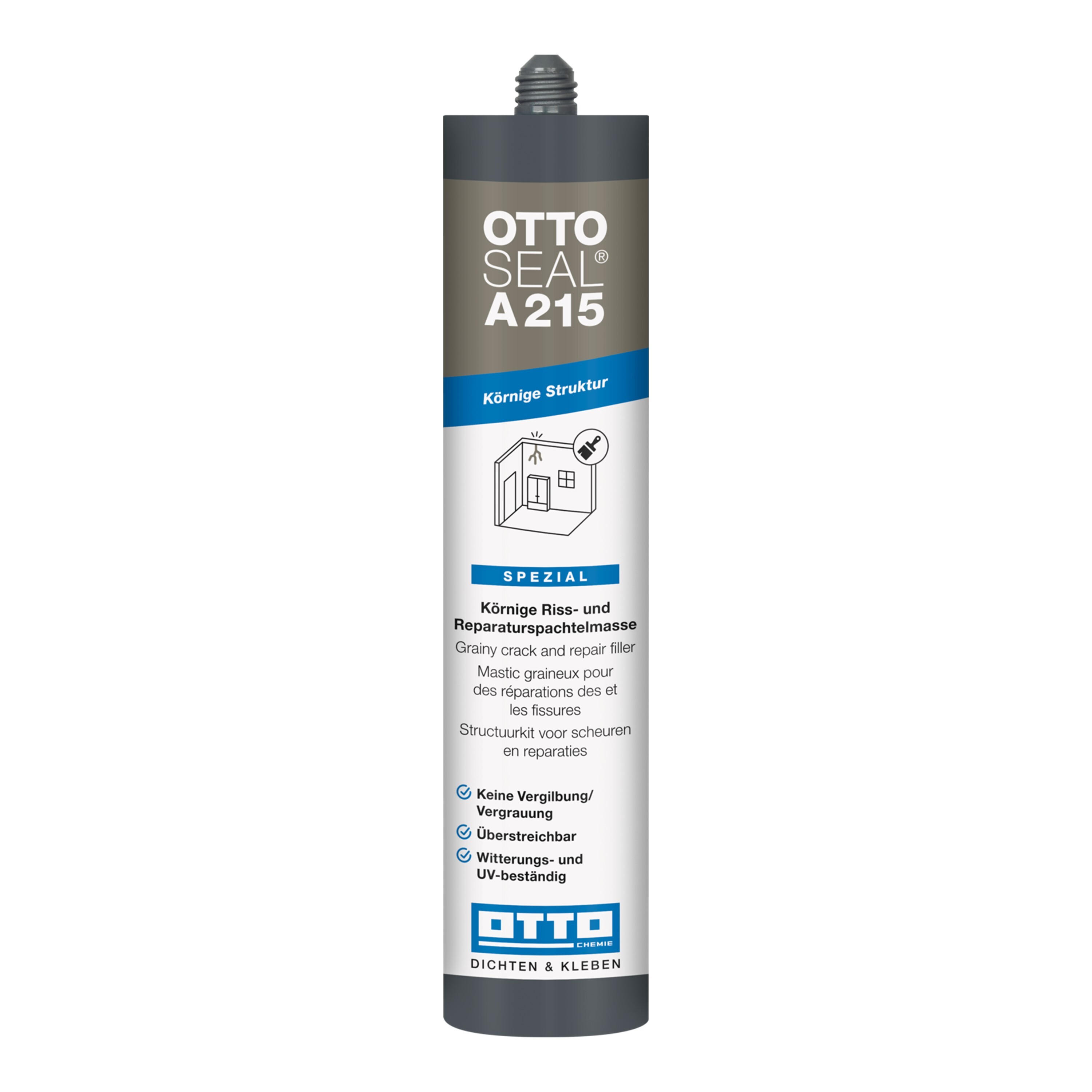 Otto Chemie OTTOSEAL A215 Premium-Acryl-Dichtstoff C01 weiß mit Struktur A215-04-C01