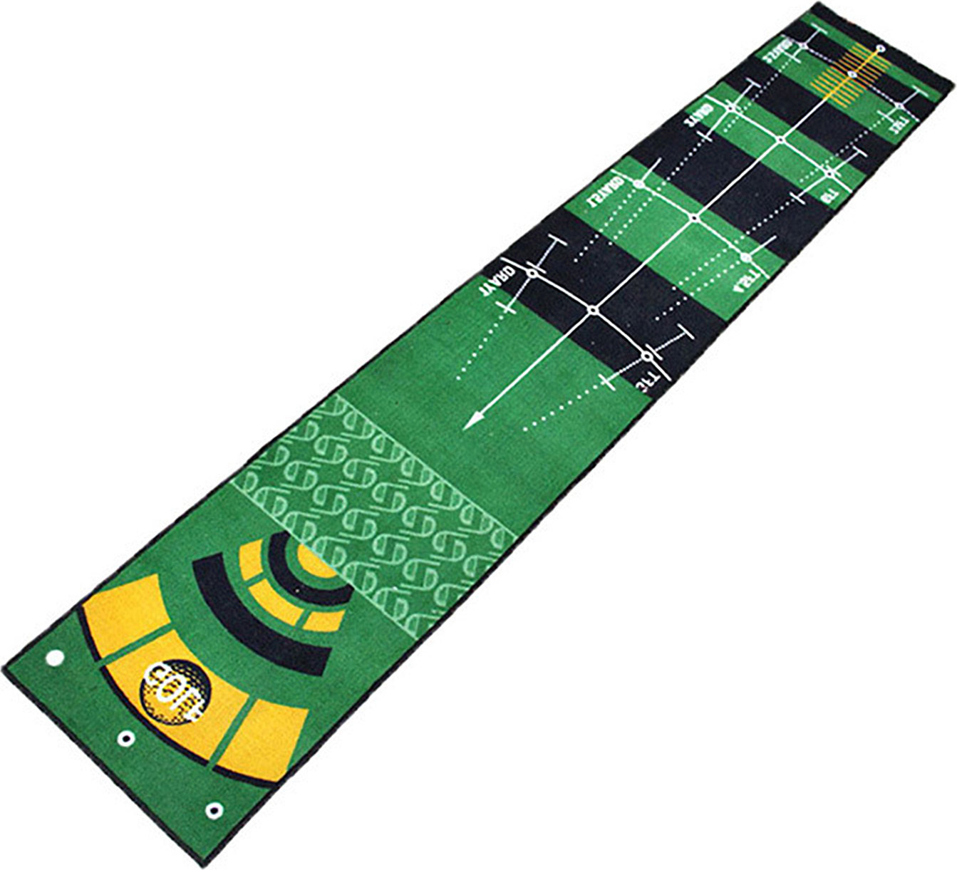 Lixada Golf-Putting-Übungsgerät, Golfmatte, lustiger Teppich, Indoor-Golf-Putting-Übungsdecke,Anti-Rutsch-Golf-Trainingsmatte, 50 x 300 cm, Golf-Putting-Gree
