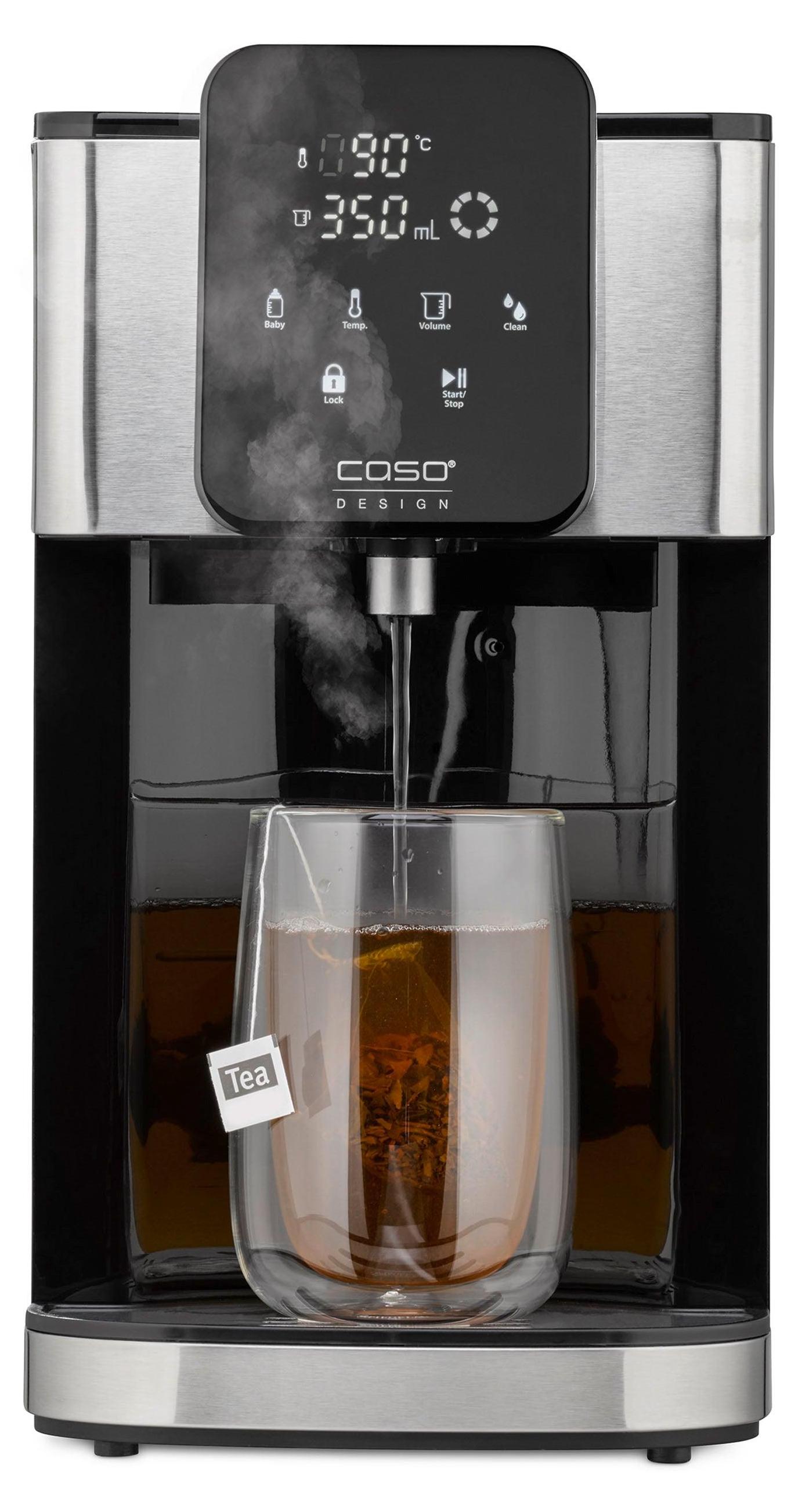 CASO HW 1660 - Turbo Heisswasserspender, heißes Wasser in wenigen Sekunden, 2600 Watt, extra großer 4 Liter Wassertank, Direktwahltaste 1884