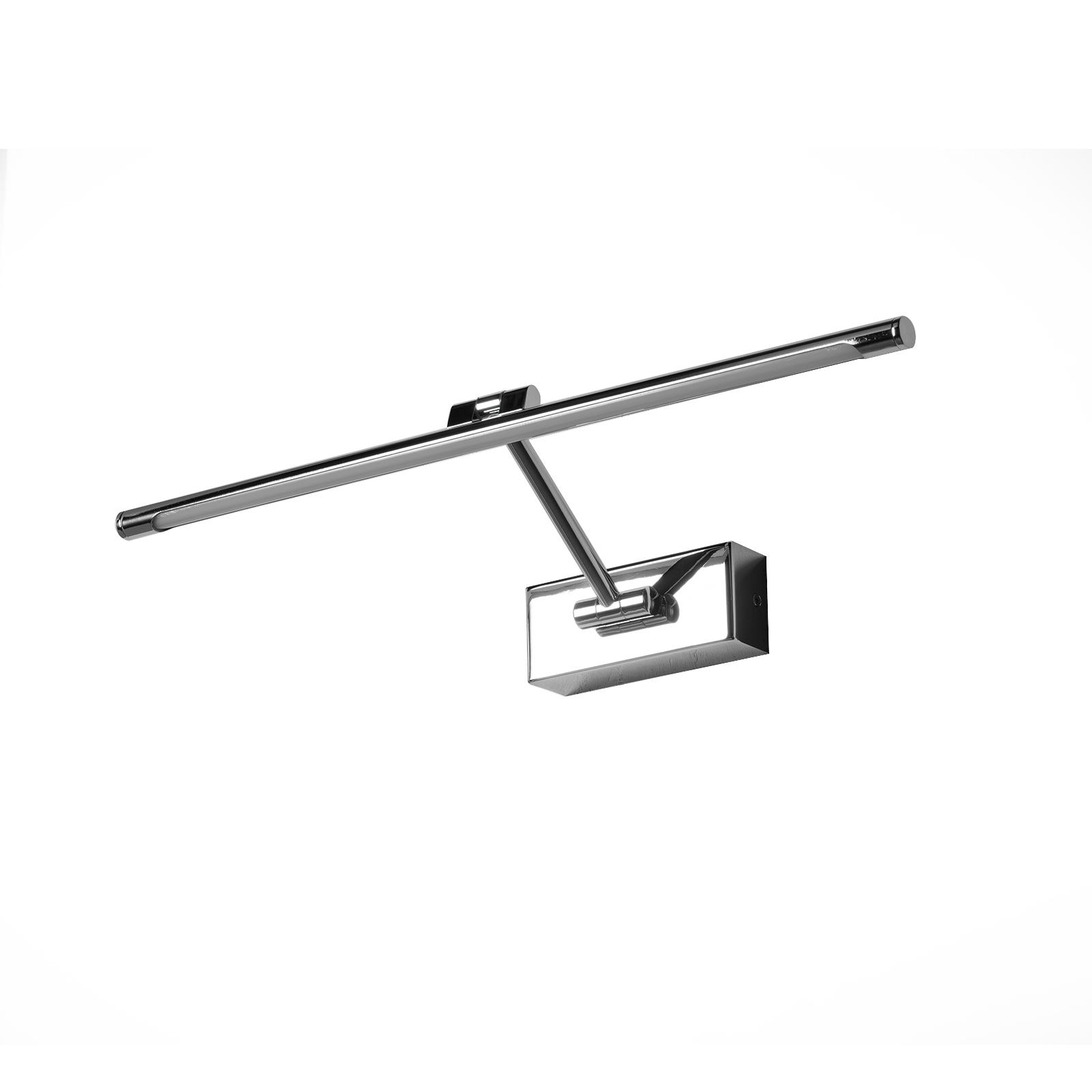 Alpinaluz „MIRO“ 48 cm 10 W LED-Wandleuchte für Bilderbeleuchtung – Warmes Licht 2700 K, schwenkbar, IP20 Verchromung WL055-CR