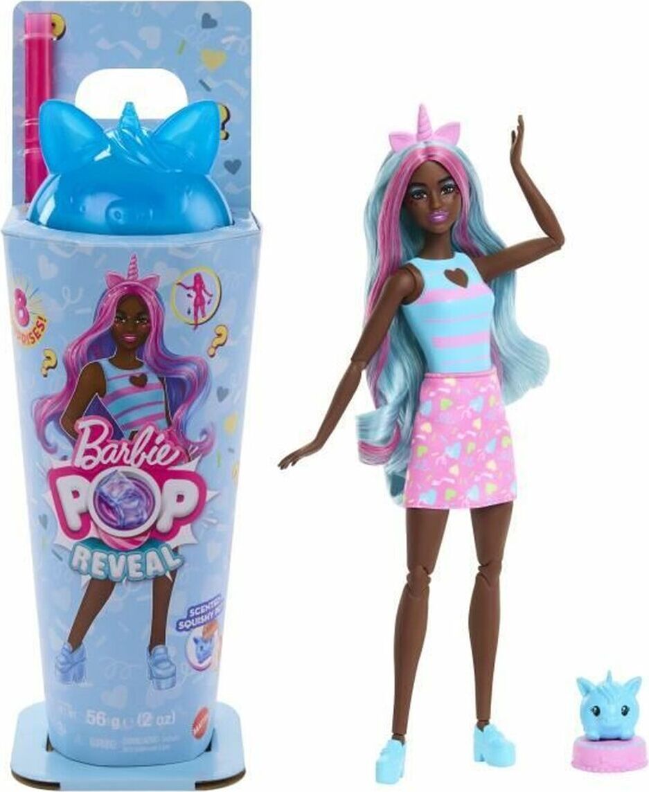 Puppe Barbie POP REVEAL BLUE UNICORN JCN86