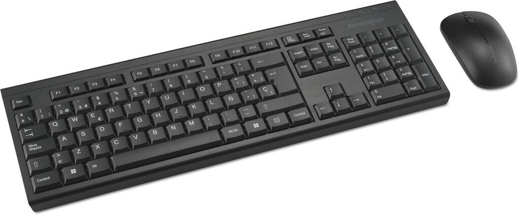 Tastatur mit Maus Kensington K75562ES Schwarz Spanisch QWERTY