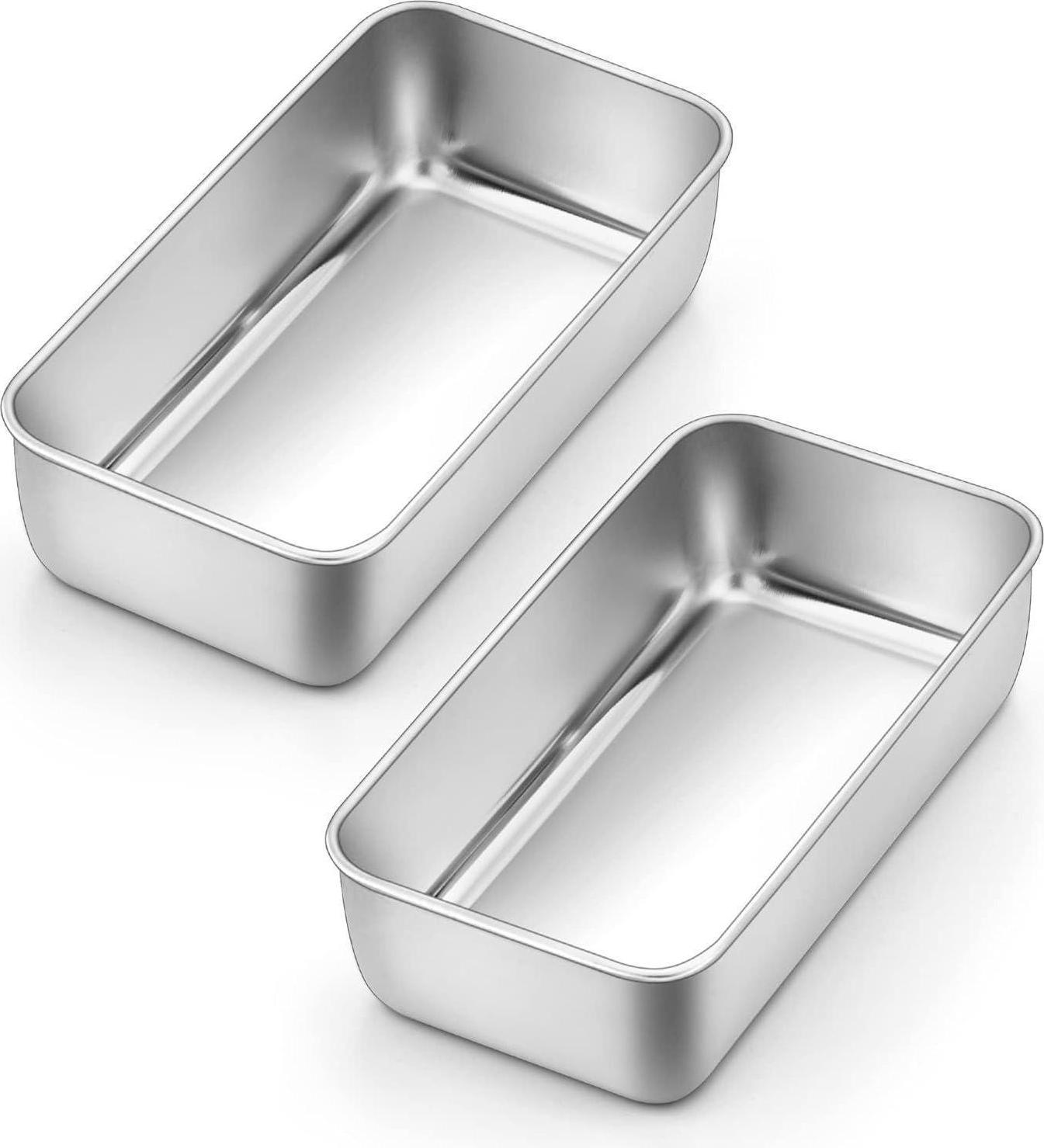 Sonstige Edelstahl Kastenform 2er Set Brotbackform Toastbrot 23,5 x 12,6 x 6 cm