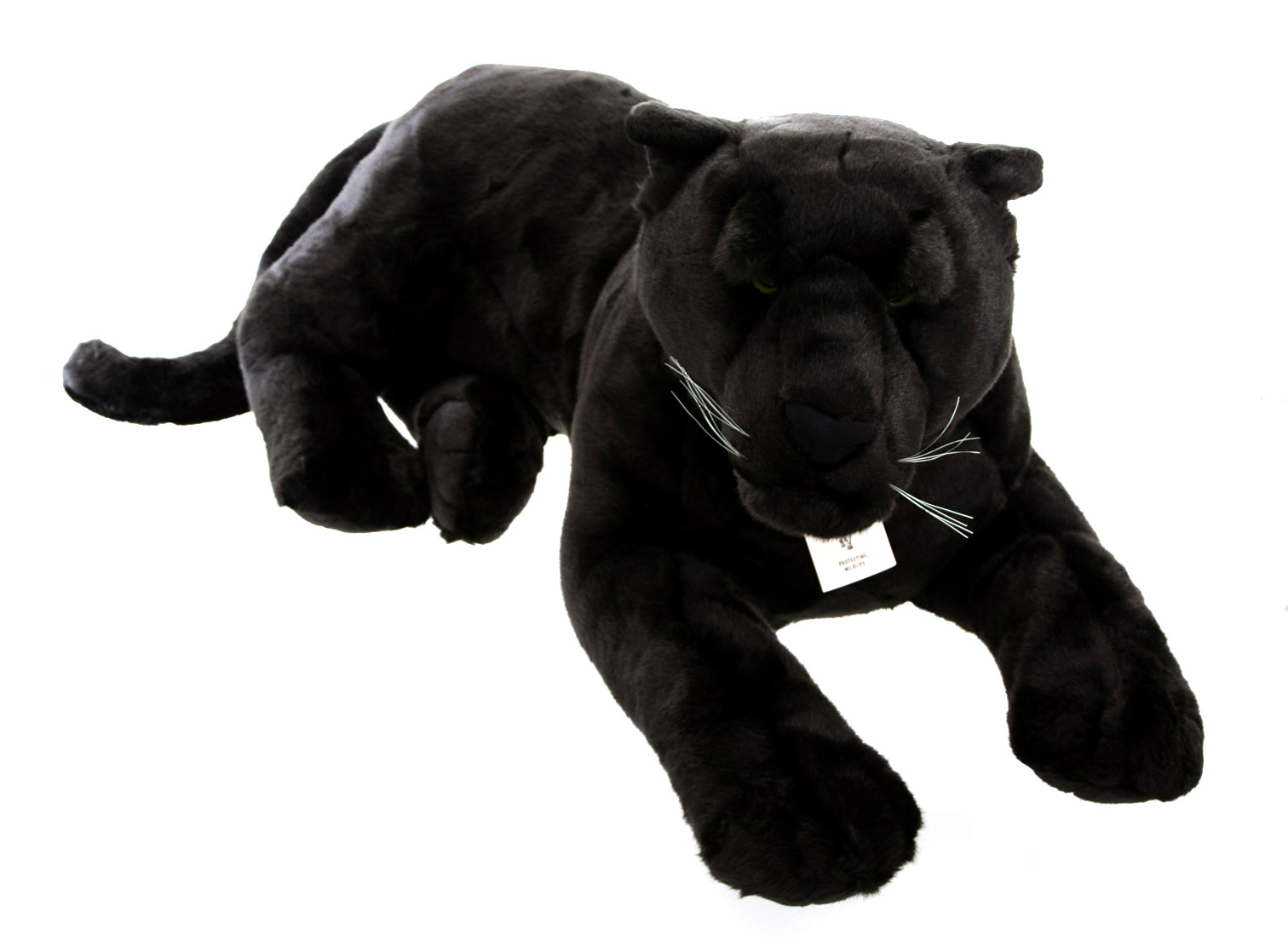 Panther 40 cm Plüschtier Schwarz Kuscheltier Stofftier Raubkatze 
