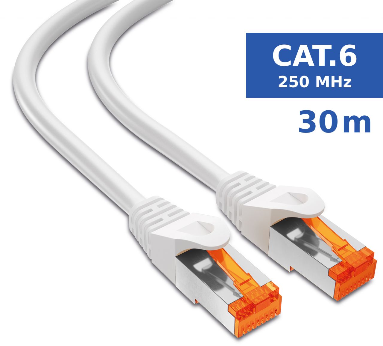 mumbi 10x CAT 6 Netzwerkkabel Ethernet Kabel Patchkabel LAN RJ45 0,5m schwarz 