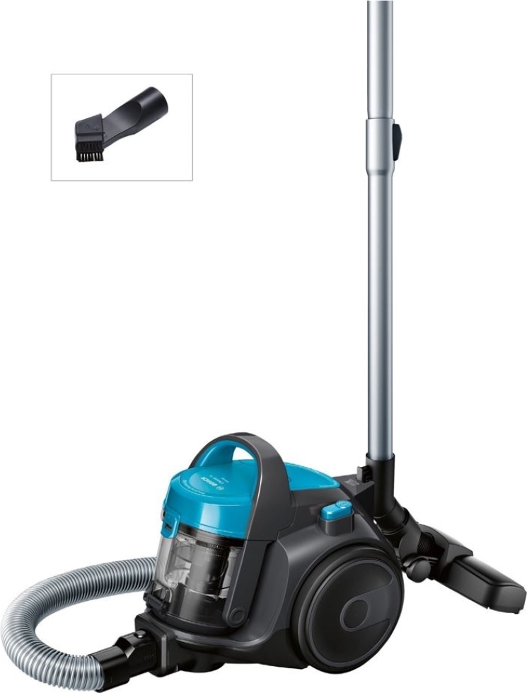 Vysávač, Bosch BGS05A221, vysávač, 700 W, bezvreckový typ, 1,5 l, 78 dB(A), sivý