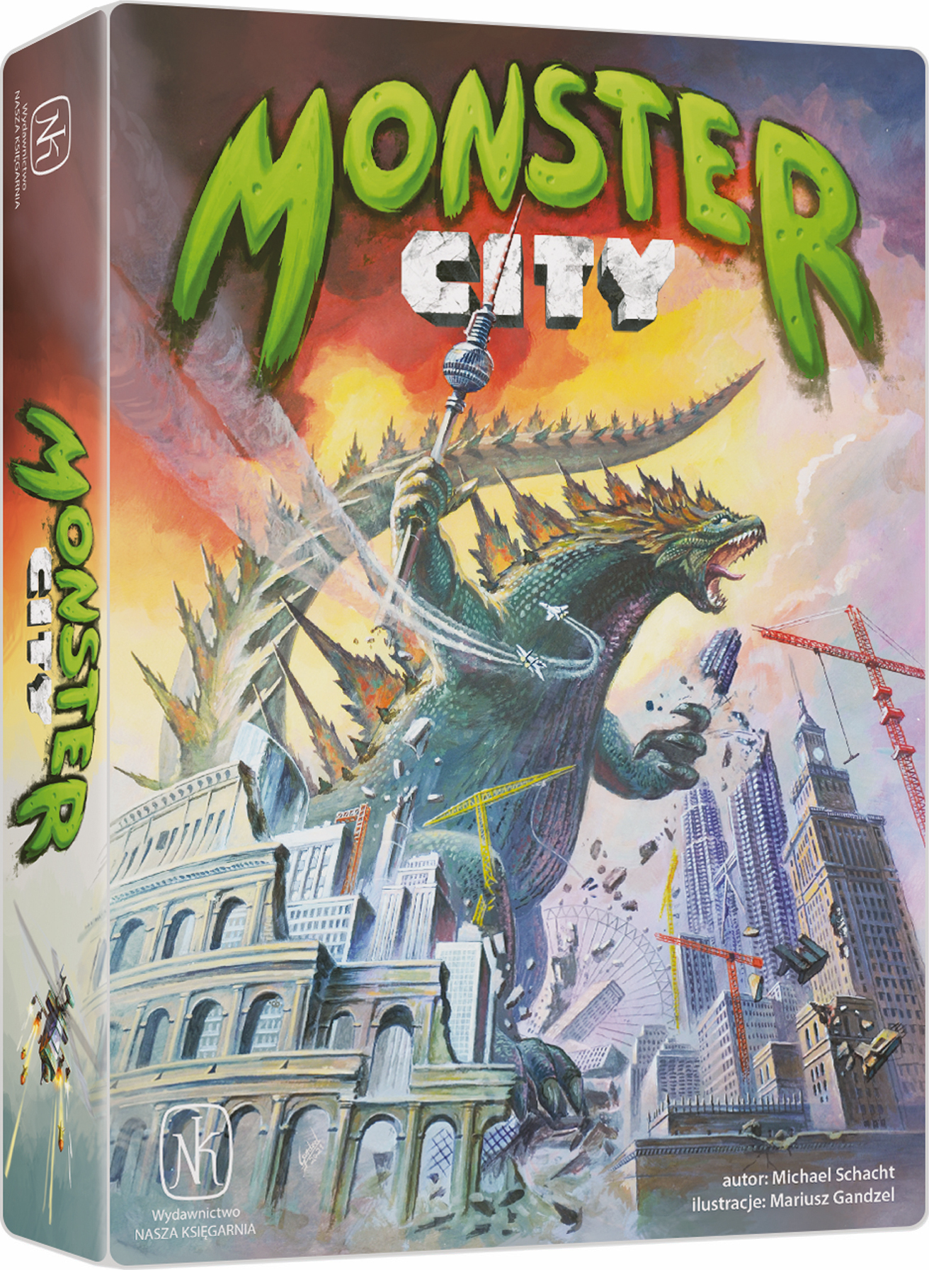 NASZA KSIĘGARNIA Monster City Game Our Bookstore