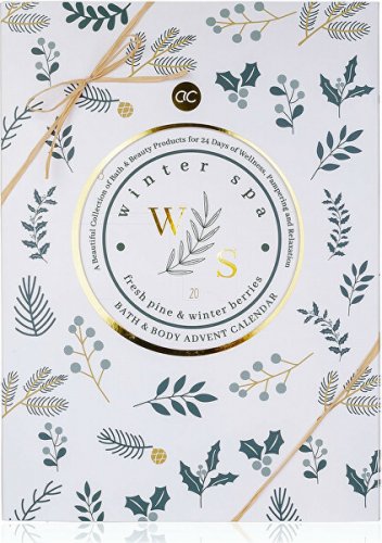 Accentra Winter Spa Adventný kalendár pre kúpeľ a telo Fresh Pine & Winter Berries