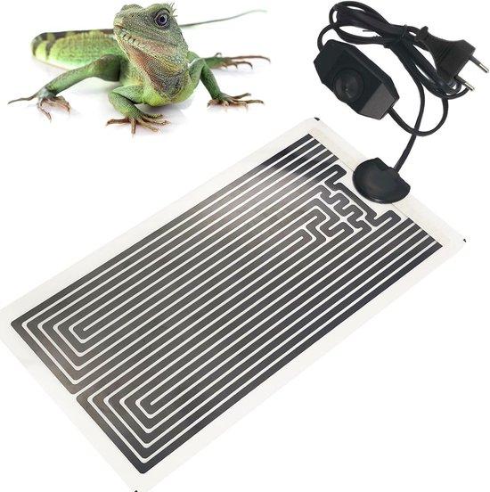 OEM Terrariumheizgerät - Reptilien-Heizkörper - Pflanzen vermehren - Gleichmäßige Temperatur - 15 x 28 cm - schwarz 2026