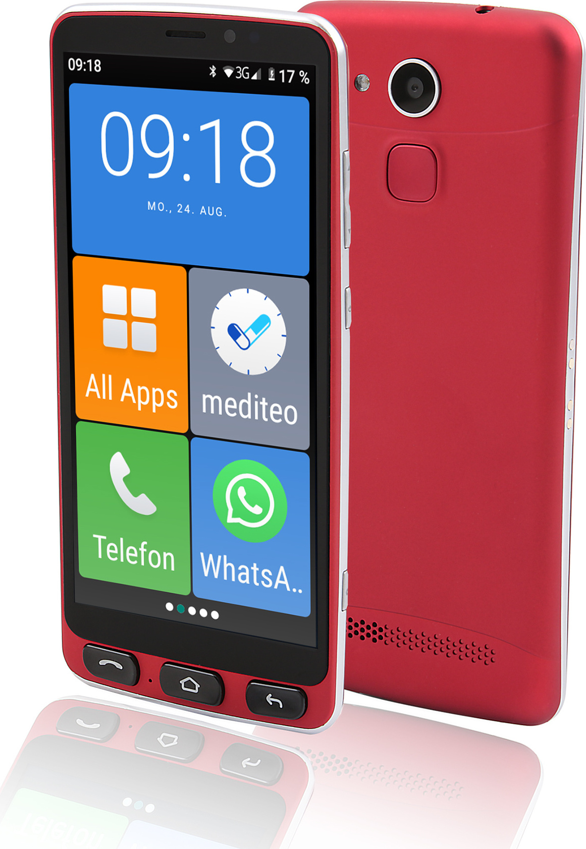 Mobilný telefón Olympia Neo červený