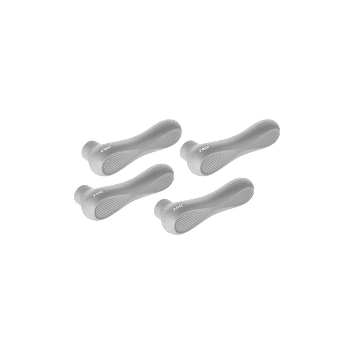 Reer HandleGuard – Lot De 2 Protections Souples Pour Poignées De Porte – Sécurité Enfants, Gris, Anti-Chocs Et Anti-Pincement