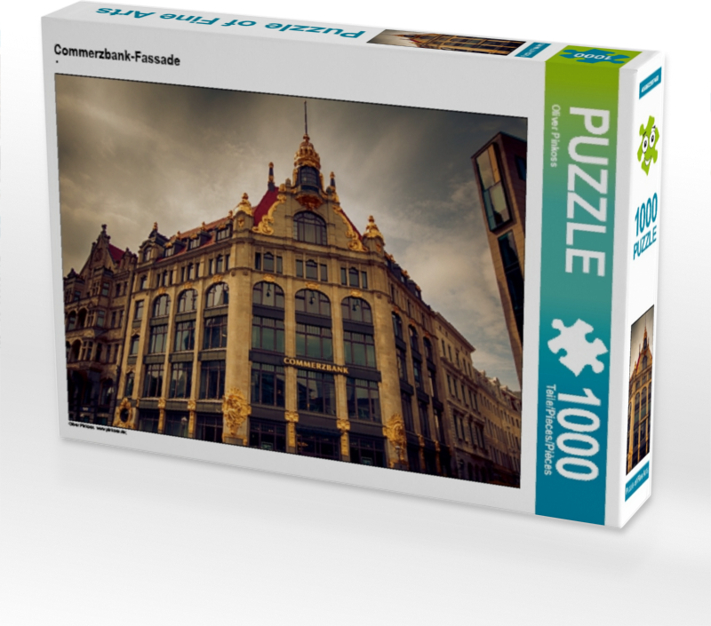 Calvendo Commerzbank-Fassade 1000 Teile Puzzle quer 640x480mm, Pinkoss Oliver; 7338814