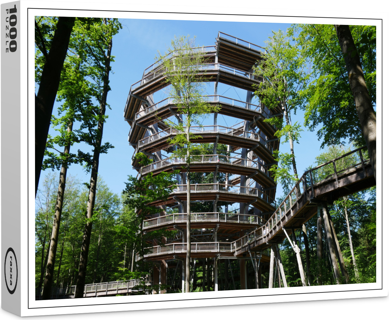 raxxa Premium-Puzzle "Baumwipfelpfad Steigerwald", 1000 Teile 1-14270-16508-262