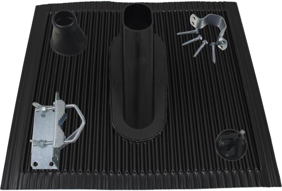 Televes MAZ4850S Mastzubehör-Set 48/50mm Aluziegel schwarz 244023 (244023)