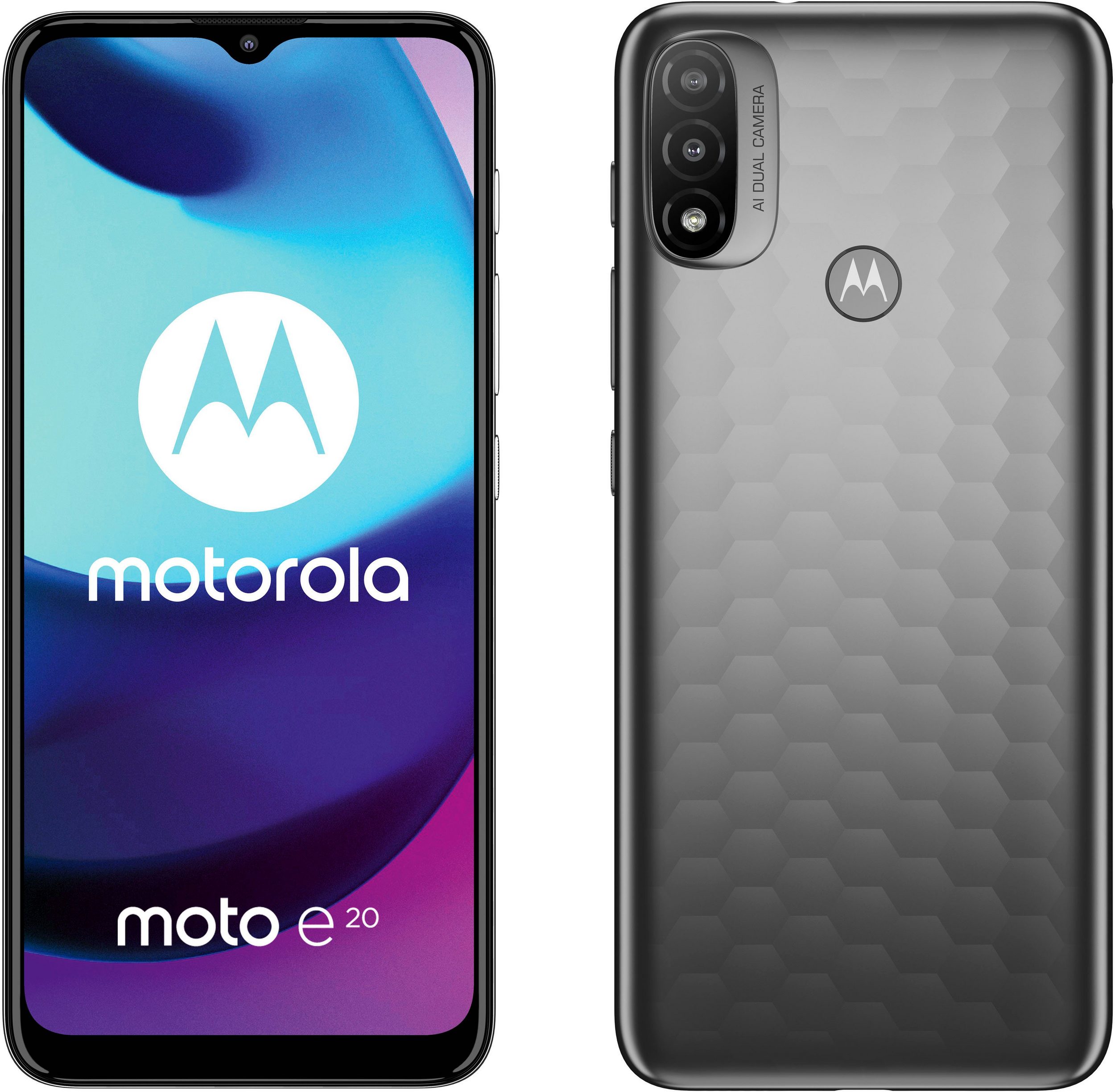 cm/6,52 grau Smartphone (16,56 Motorola E20