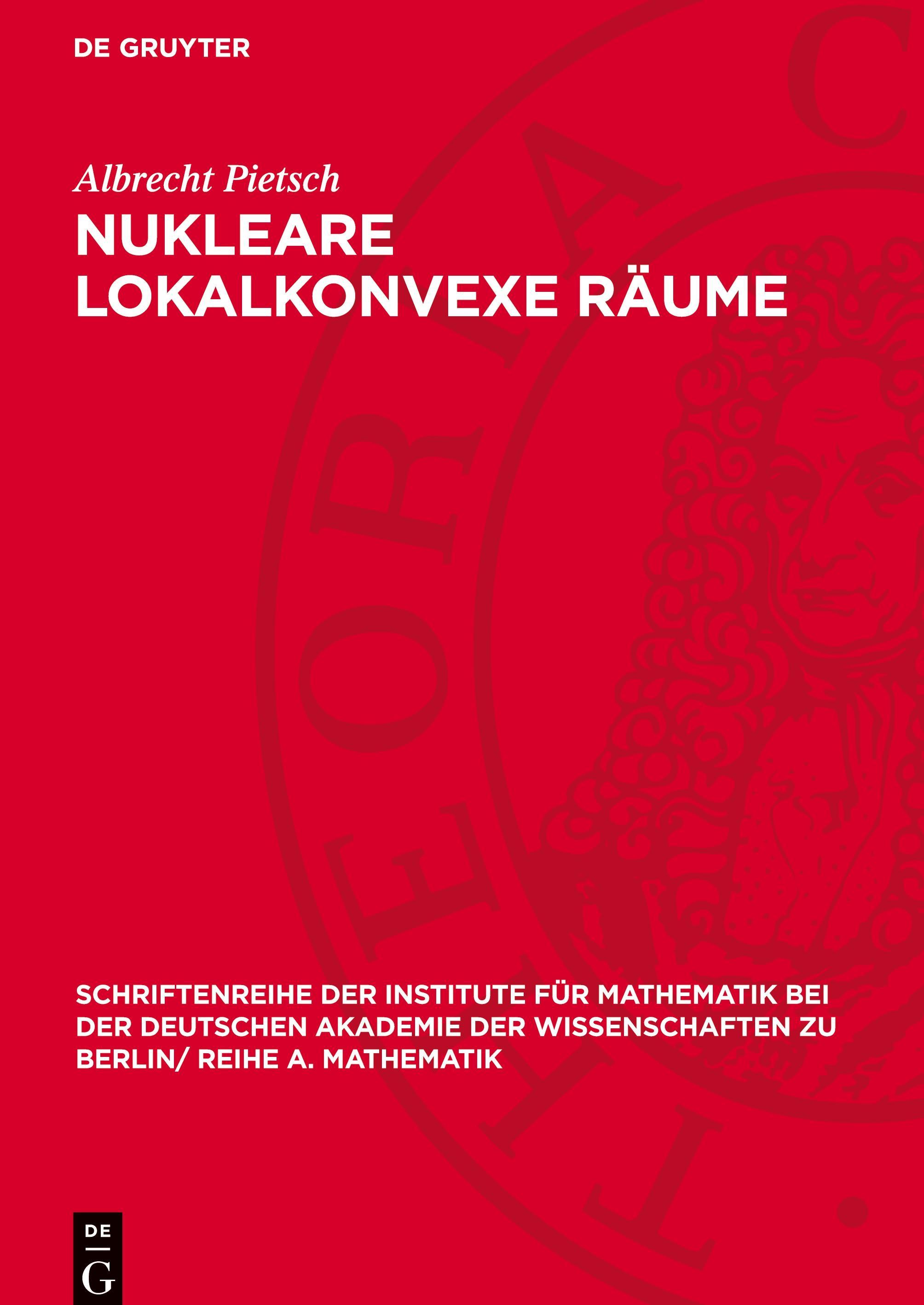 De Gruyter, De Gruyter Nukleare lokalkonvexe Räume