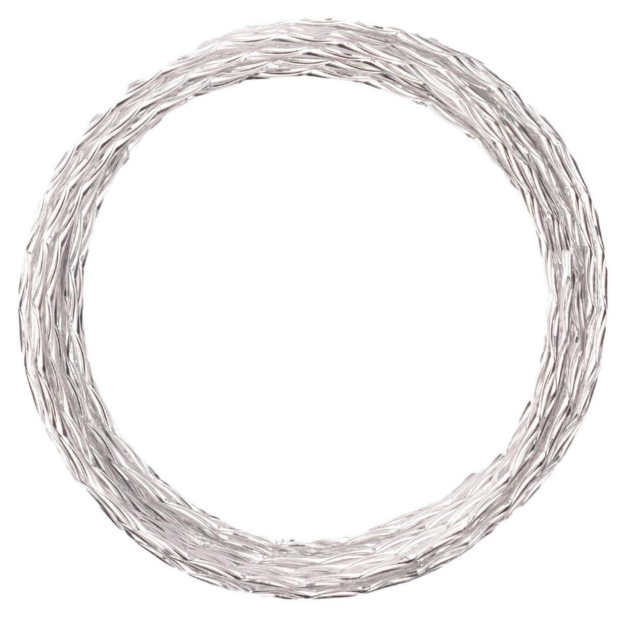 OEM Schmuck aus Aluminiumdraht, Silber, 500 x 0,2 x 0,2 cm